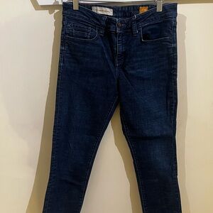Pilcro and the Letterpress Dark Blue Skinny Jeans
